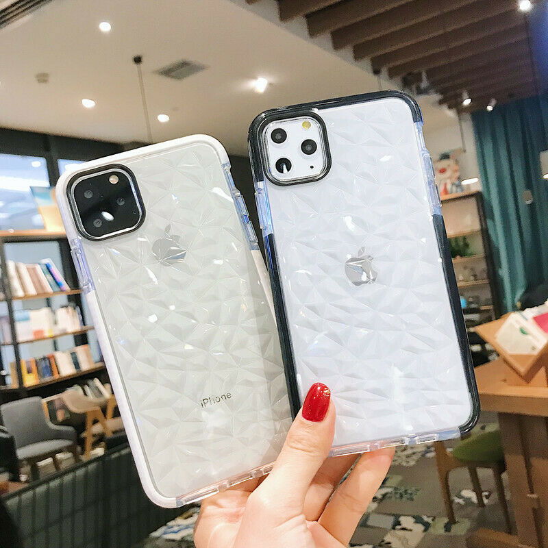 Case Clear Diamond Cute Shockproof for iPhone 11 12 - carolay.co