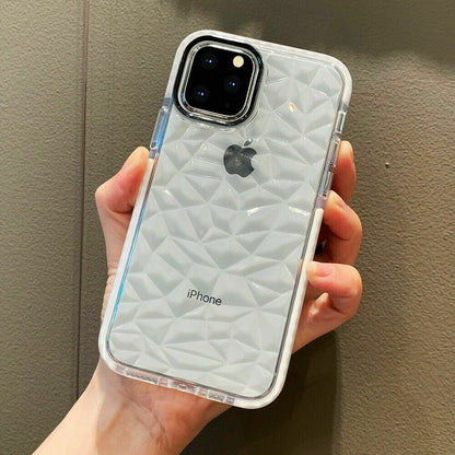Case Clear Diamond Cute Shockproof for iPhone 11 12 - carolay.co