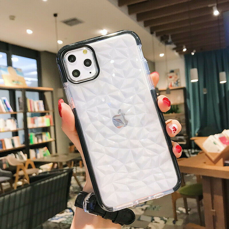 Case Clear Diamond Cute Shockproof for iPhone 11 12 - carolay.co