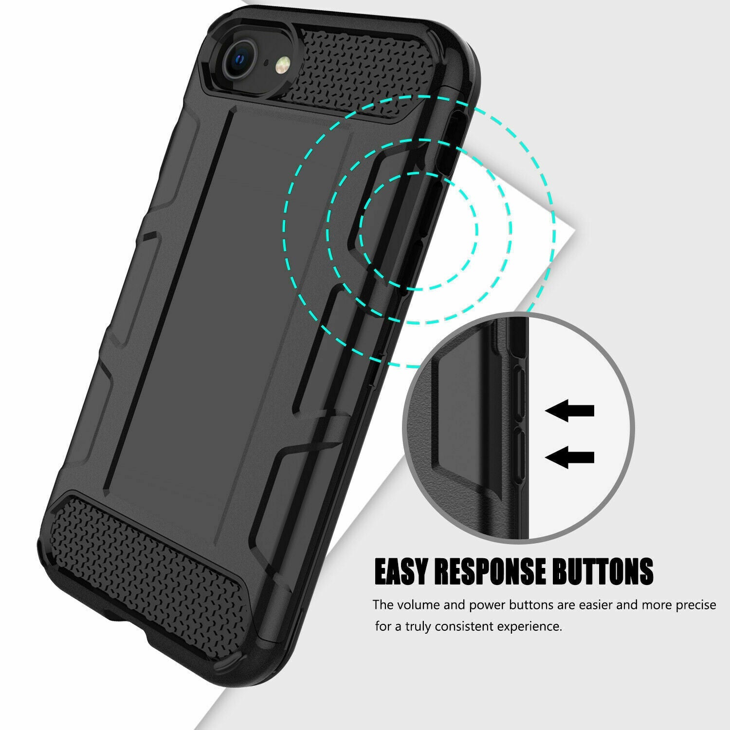 Case Hybrid Heavy Duty Shockproof Rugged Hard Armor For iPhone - carolay.co