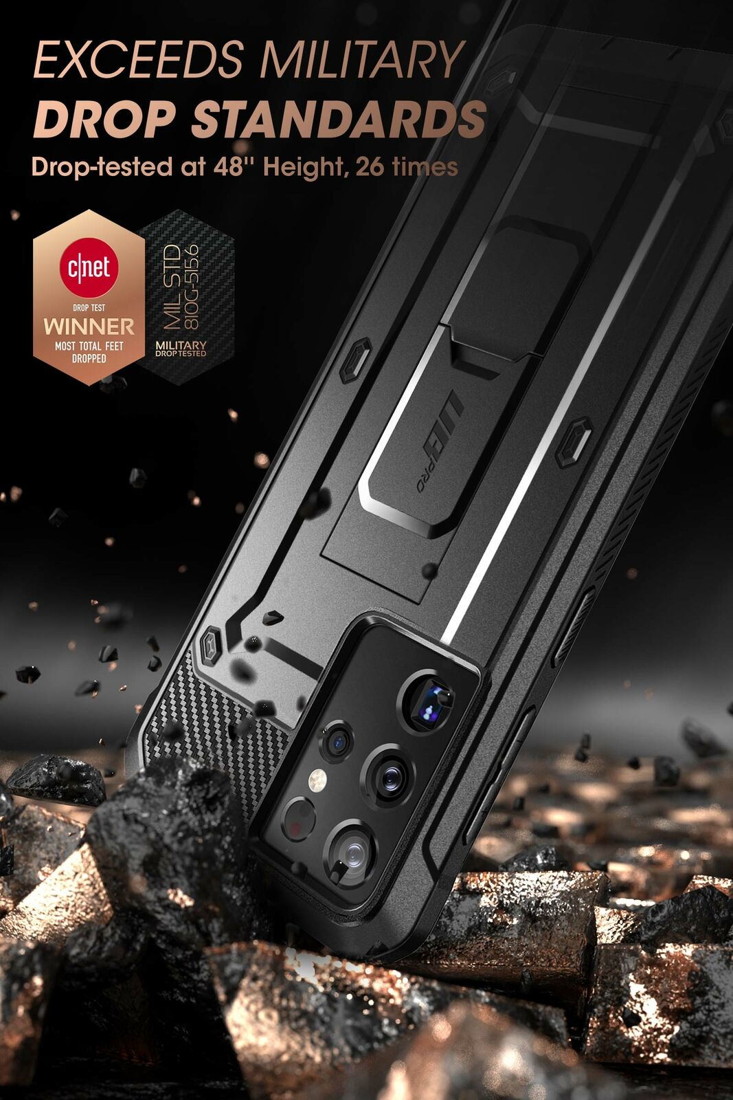Case Kickstand Shell for Samsung Galaxy S21 Ultra - carolay.co
