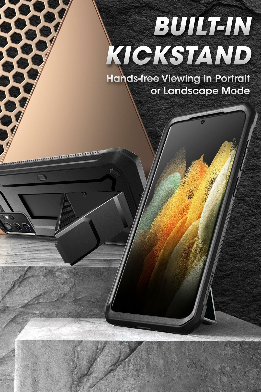 Case Kickstand Shell for Samsung Galaxy S21 Ultra - carolay.co