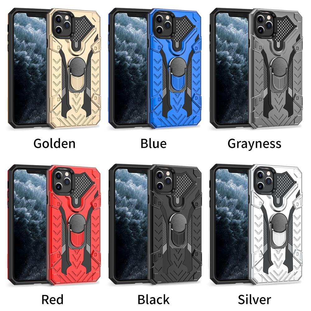 Case Luxury Armor Shockproof Ring Holder Case For iPhone - carolay.co