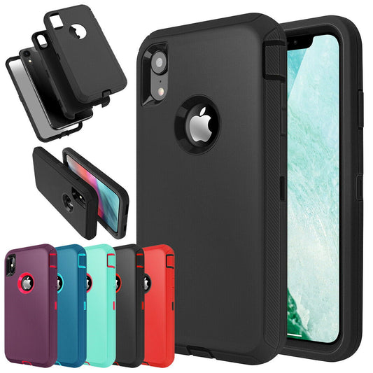 Case Protective Defender Shockproof Rubber Armor For iPhone - carolay.co