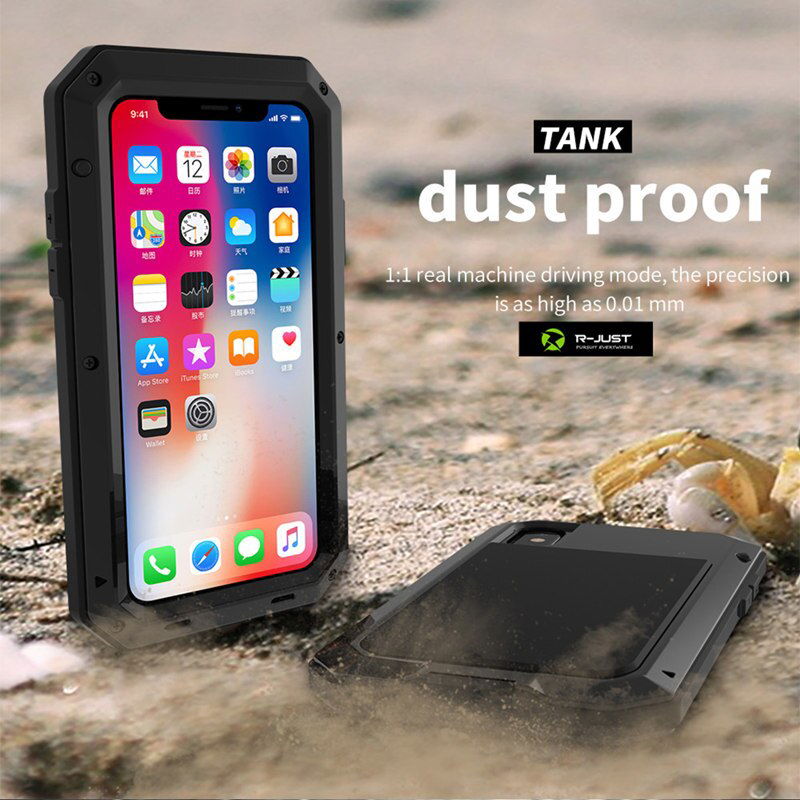 Case Shockproof Doom Armor Metal Aluminum For iPhone - carolay.co
