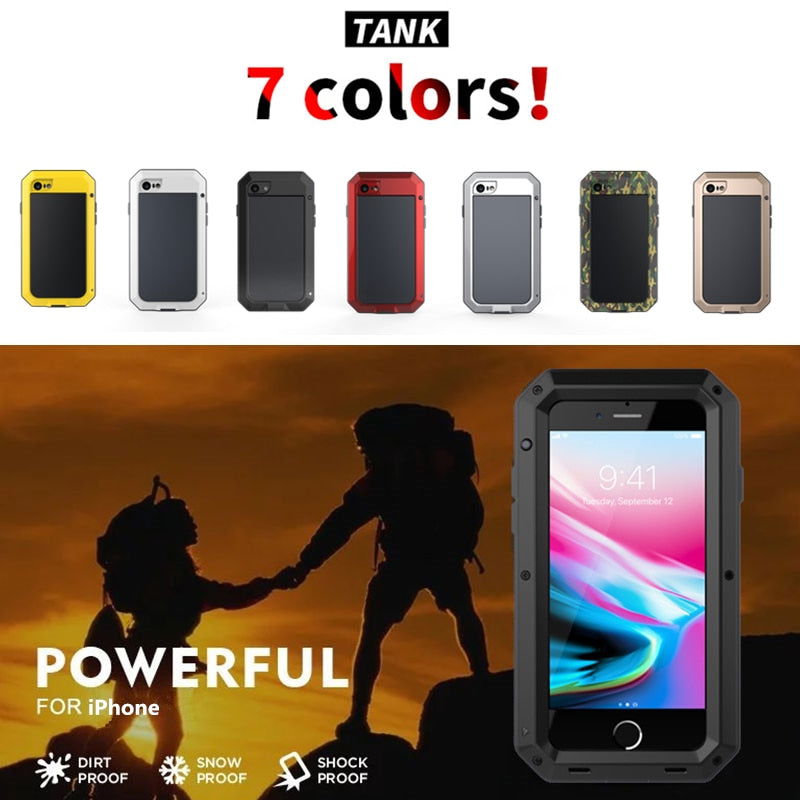Case Shockproof Doom Armor Metal Aluminum for iPhone 12 - carolay.co