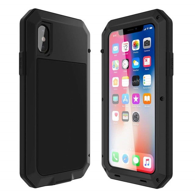 Case Shockproof Doom Armor Metal Aluminum for iPhone 12 - carolay.co