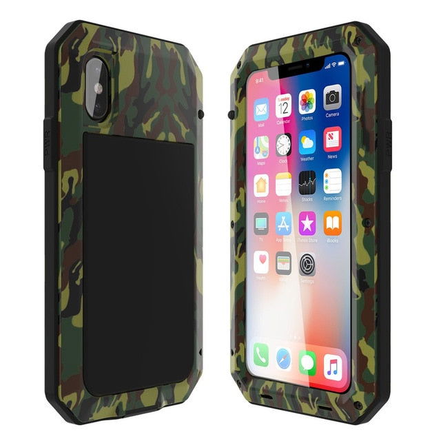 Case Shockproof Doom Armor Metal Aluminum for iPhone 12 - carolay.co