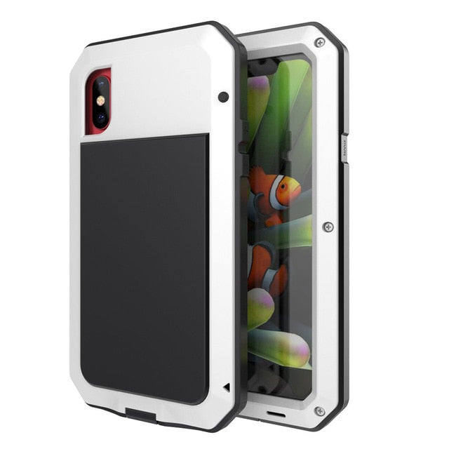 Case Shockproof Doom Armor Metal Aluminum for iPhone 12 - carolay.co