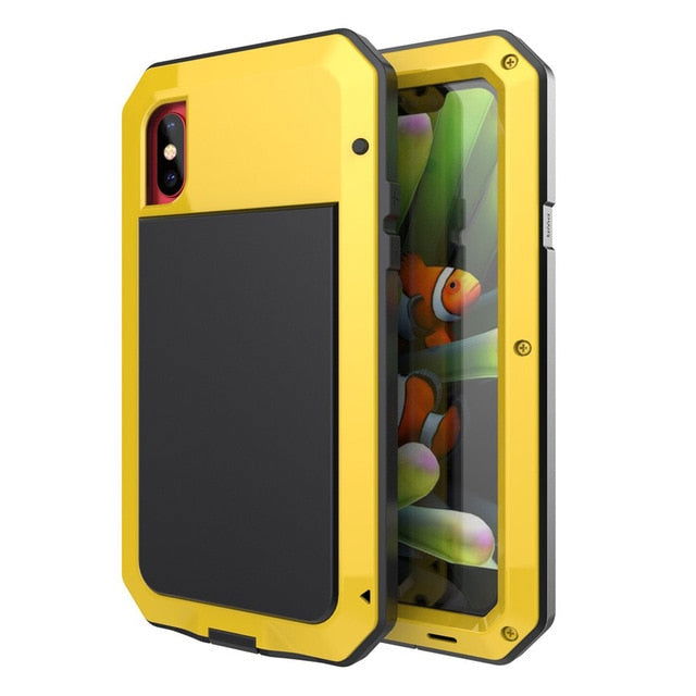 Case Shockproof Doom Armor Metal Aluminum for iPhone 12 - carolay.co