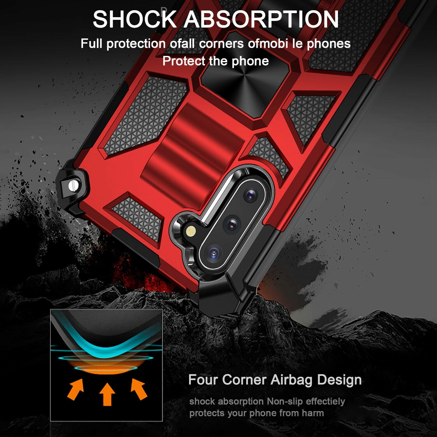 Case Shockproof Hybrid Stand for Samsung Galaxy S20 FE - carolay.co