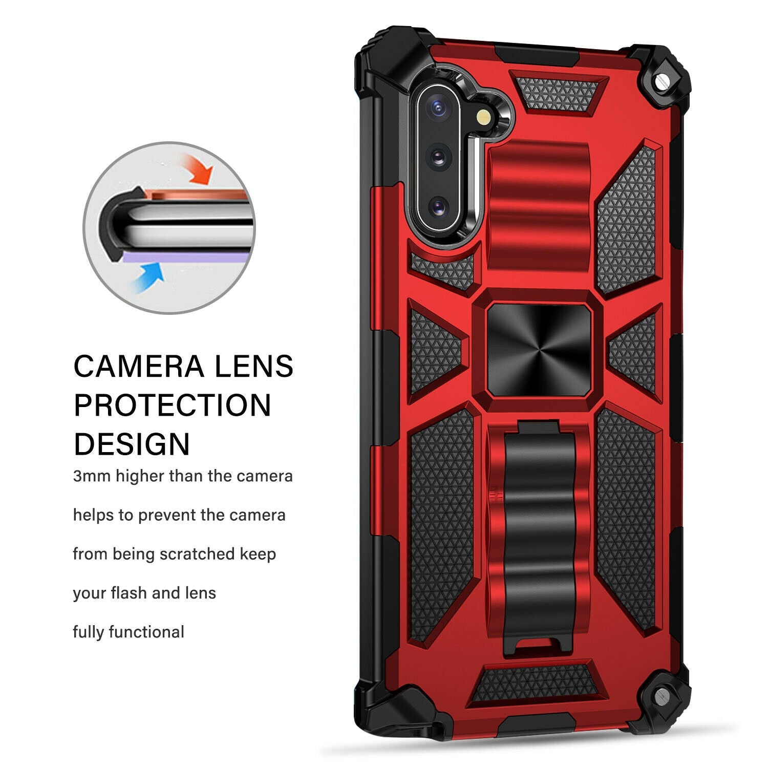 Case Shockproof Hybrid Stand for Samsung Galaxy S20 FE - carolay.co