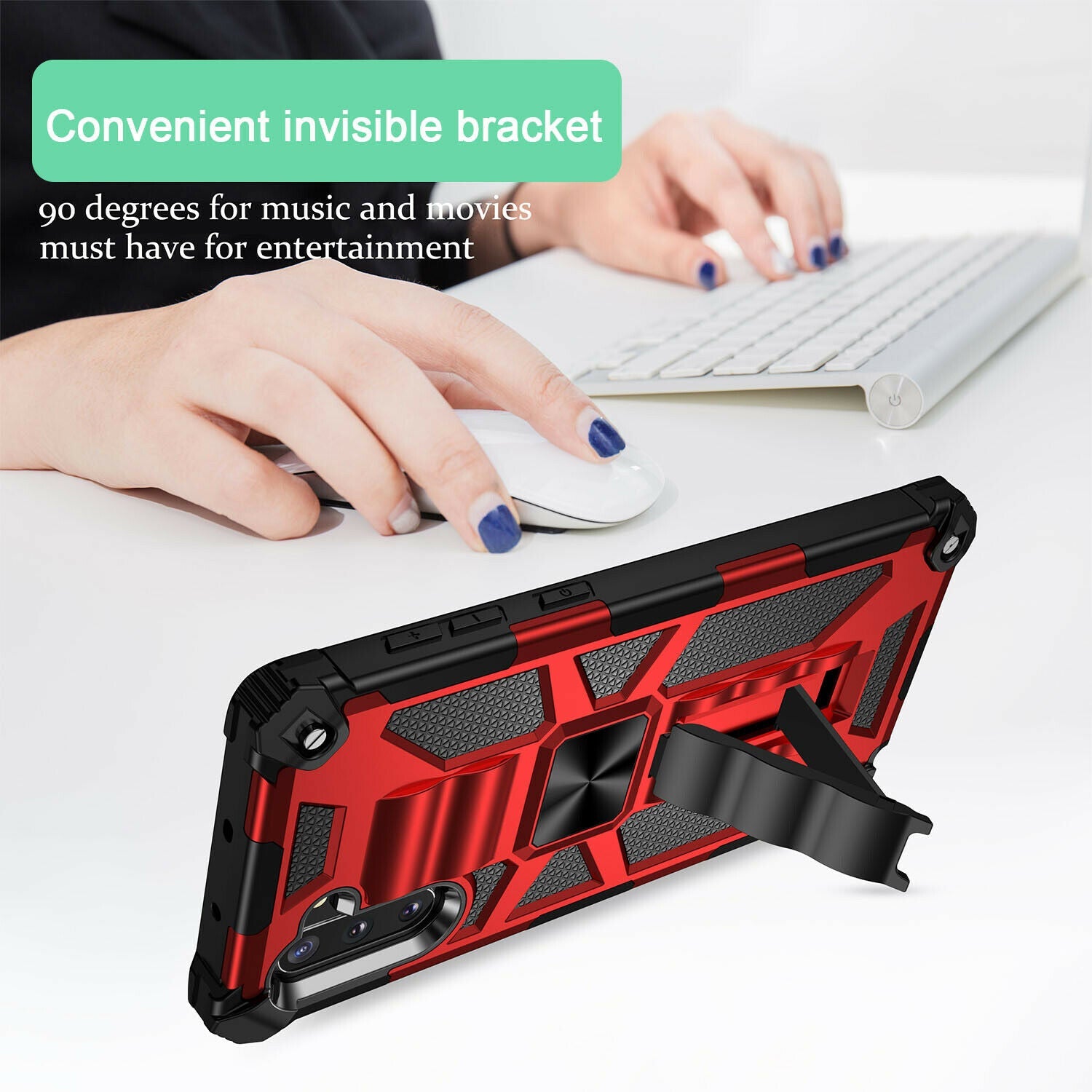 Case Shockproof Hybrid Stand for Samsung Galaxy S20 FE - carolay.co
