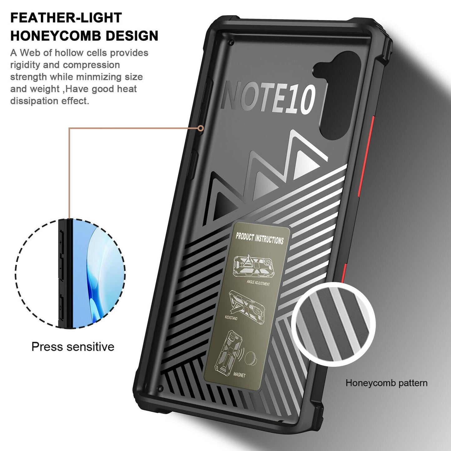 Case Shockproof Hybrid Stand for Samsung Galaxy S20 FE - carolay.co
