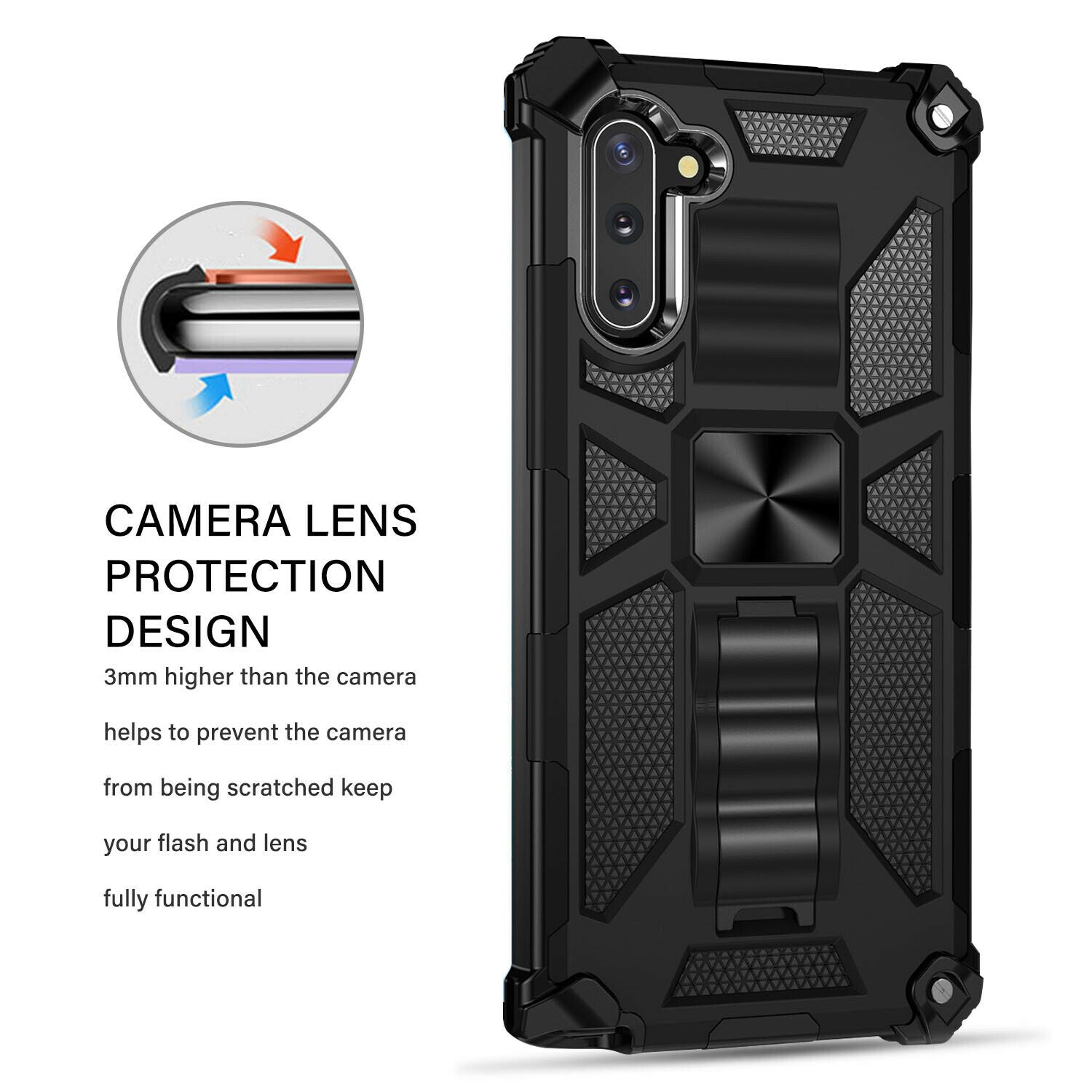 Case Shockproof Hybrid Stand for Samsung Galaxy S20 FE - carolay.co