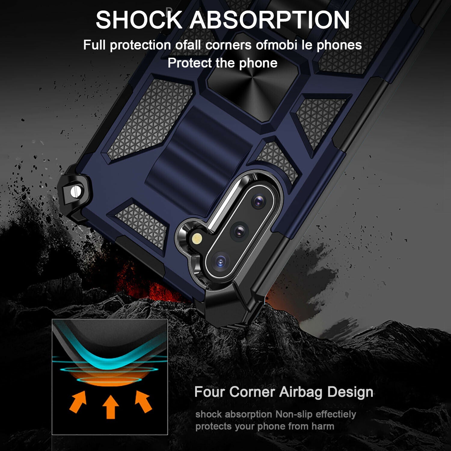 Case Shockproof Hybrid Stand for Samsung Galaxy S20 FE - carolay.co