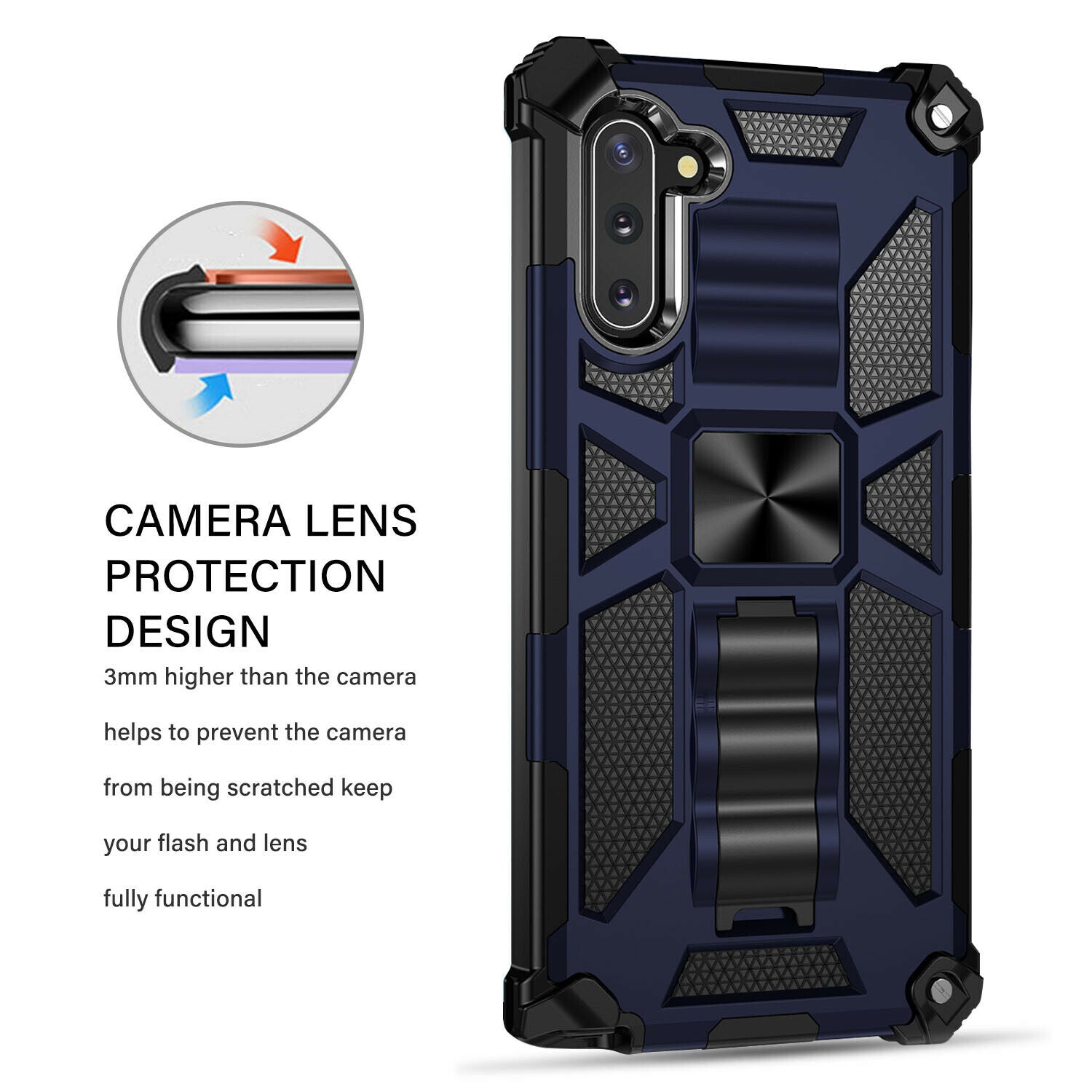 Case Shockproof Hybrid Stand for Samsung Galaxy S20 FE - carolay.co