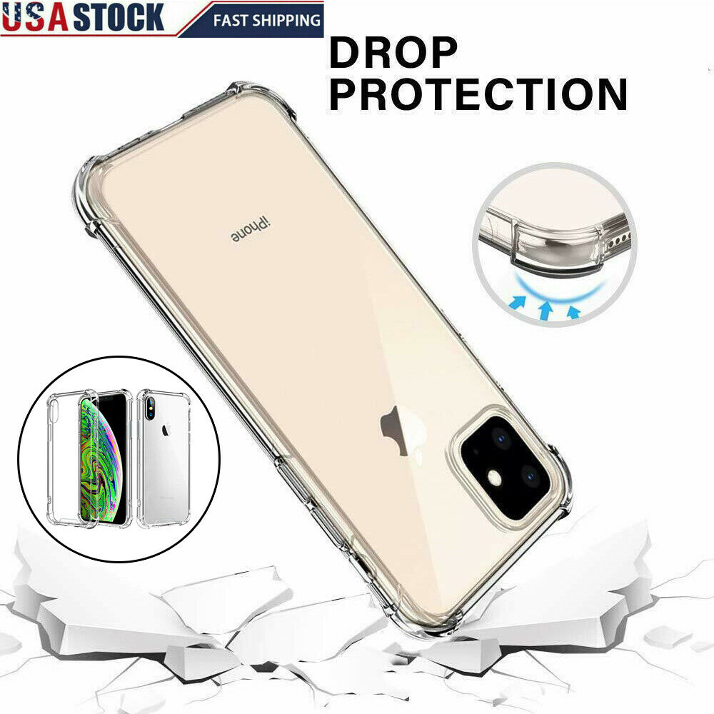 Case Silicone Gel Shockproof Protective Clear Cover For iPhone - carolay.co