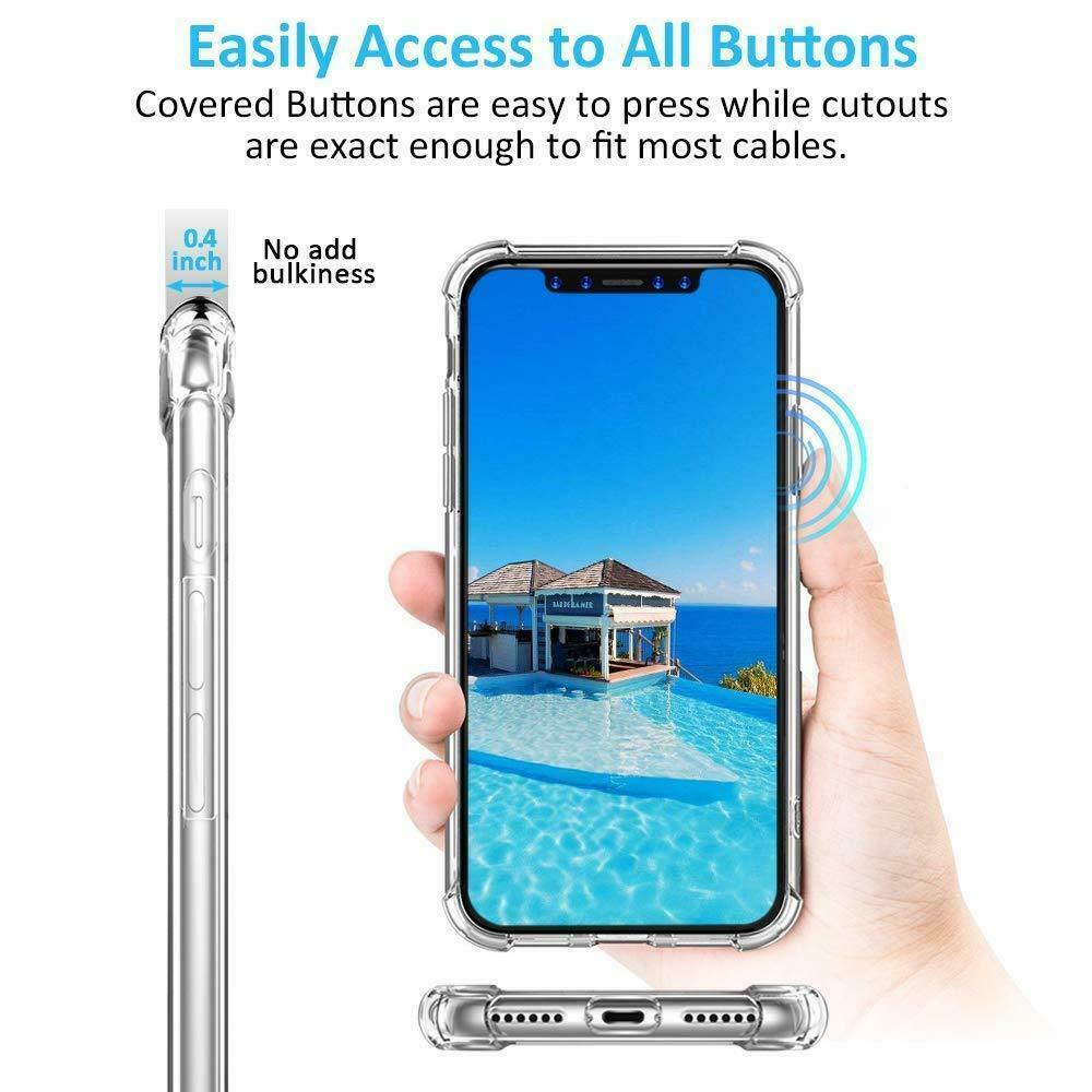 Case Silicone Gel Shockproof Protective Clear Cover For iPhone - carolay.co