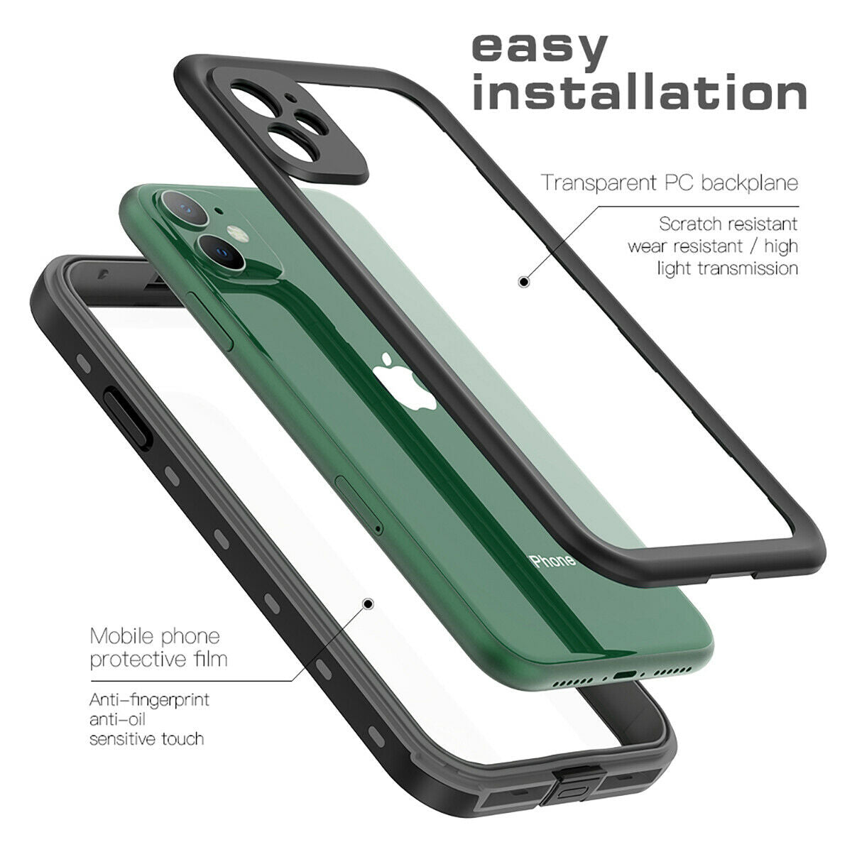 Case Waterproof Shockproof Underwater Full For iPhone 11 Pro Max - carolay.co