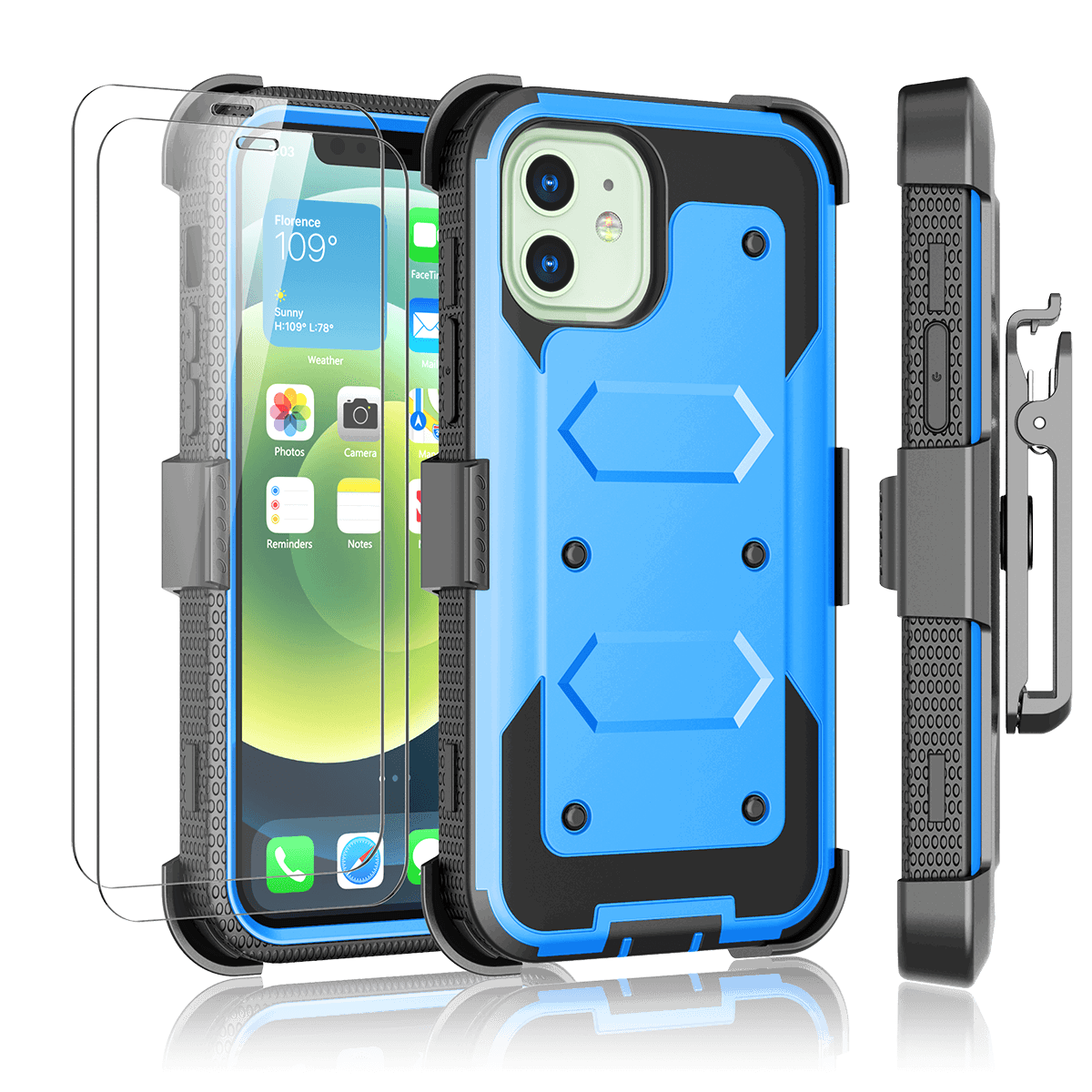 Case with Belt Clip Holster Stand for iPhone 12 Pro Max - carolay.co