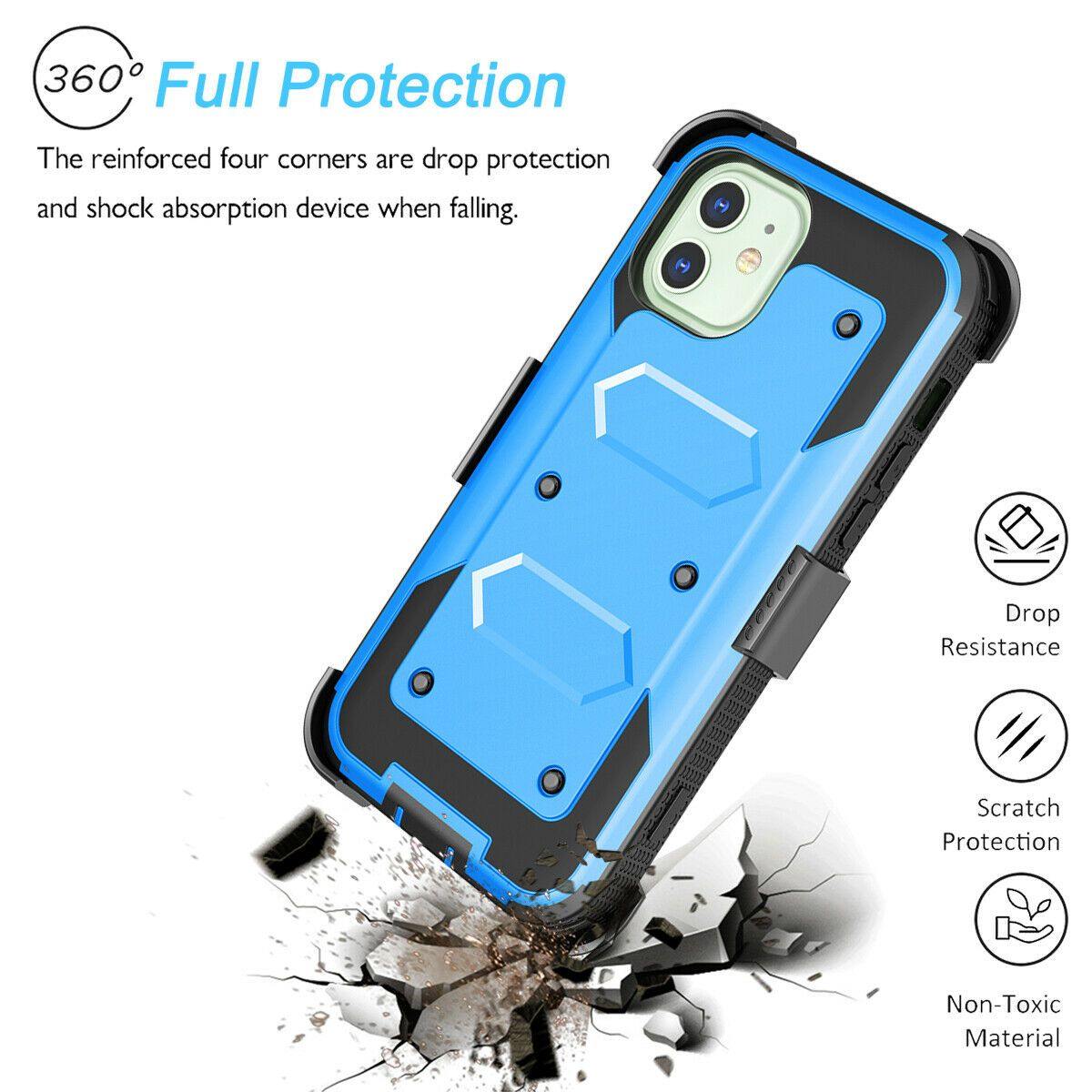 Case with Belt Clip Holster Stand for iPhone 12 Pro Max - carolay.co