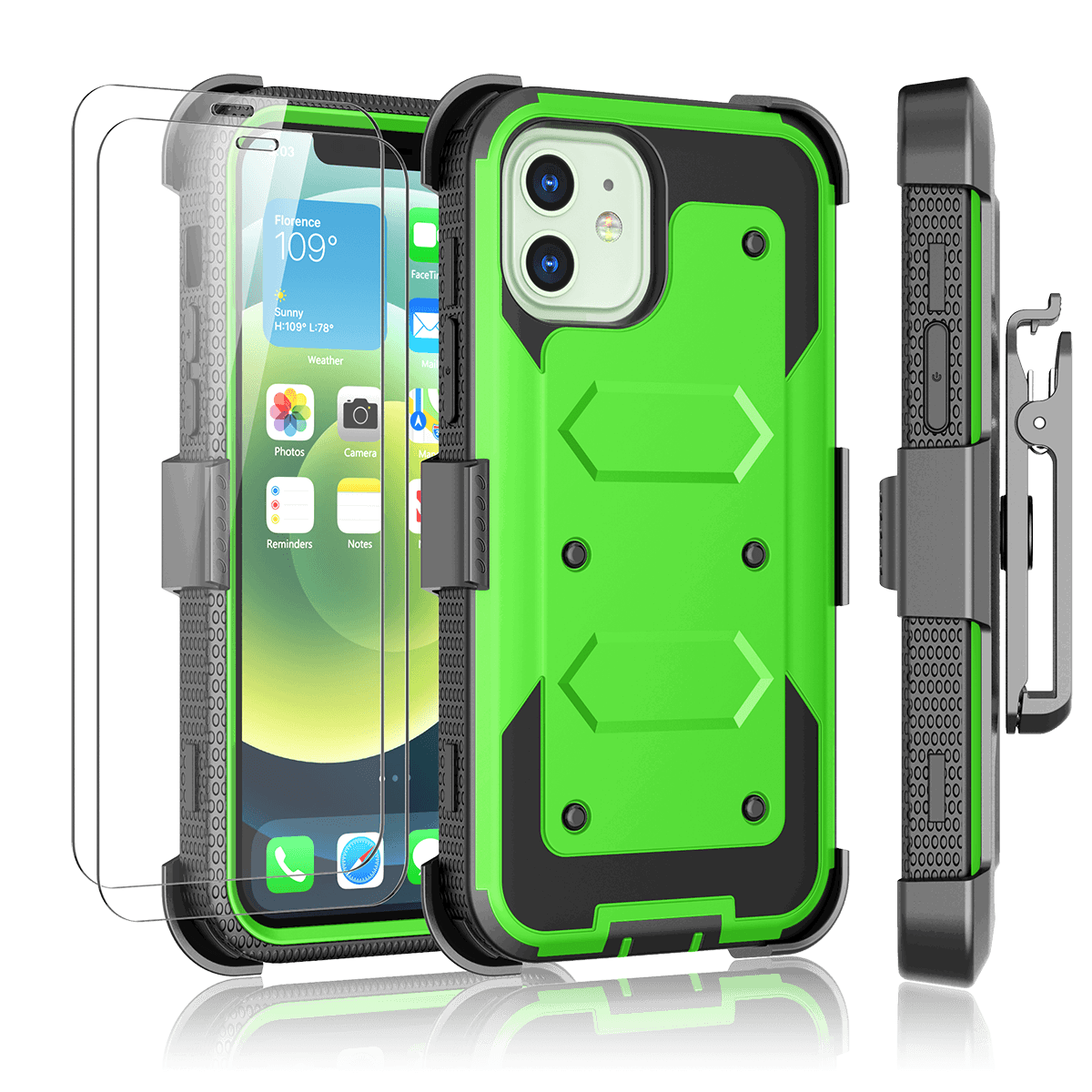 Case with Belt Clip Holster Stand for iPhone 12 Pro Max - carolay.co