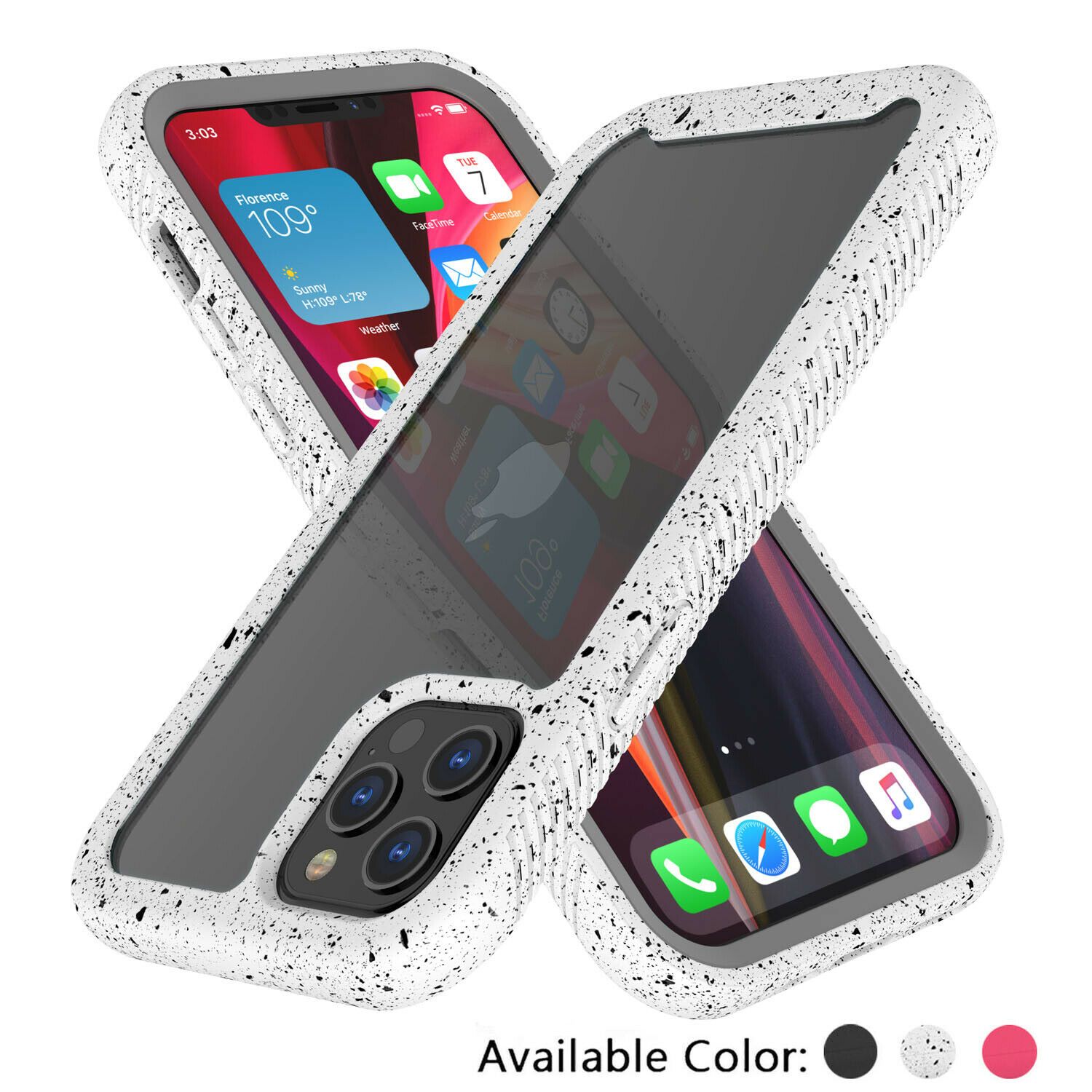 Clear Case Cover with Screen Protector For iPhone - carolay.co