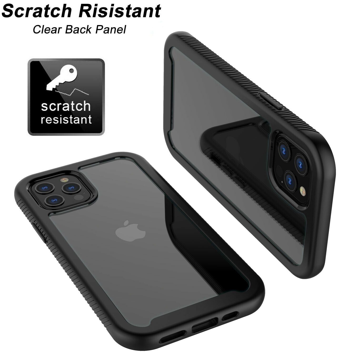 Clear Case Cover with Screen Protector For iPhone - carolay.co