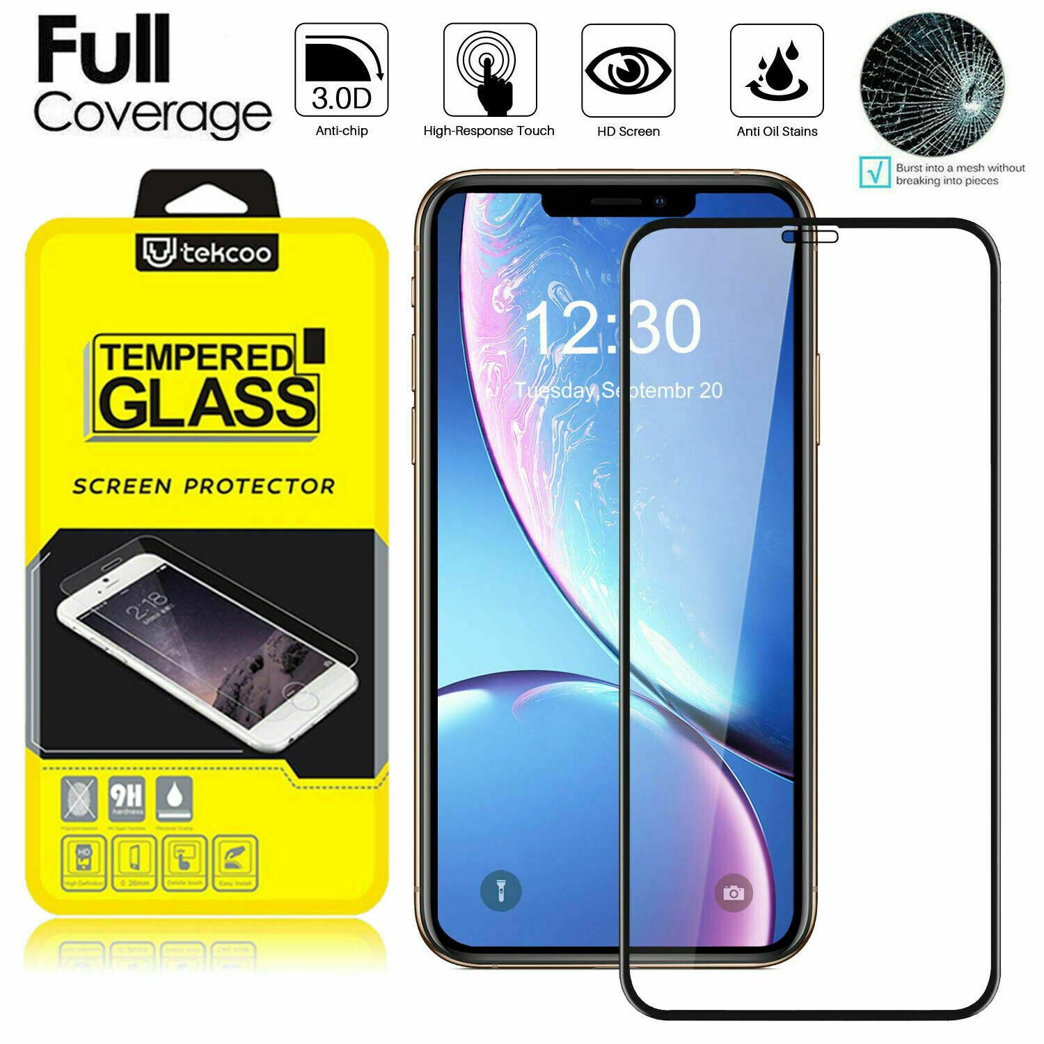 Clear Case Cover with Screen Protector For iPhone - carolay.co