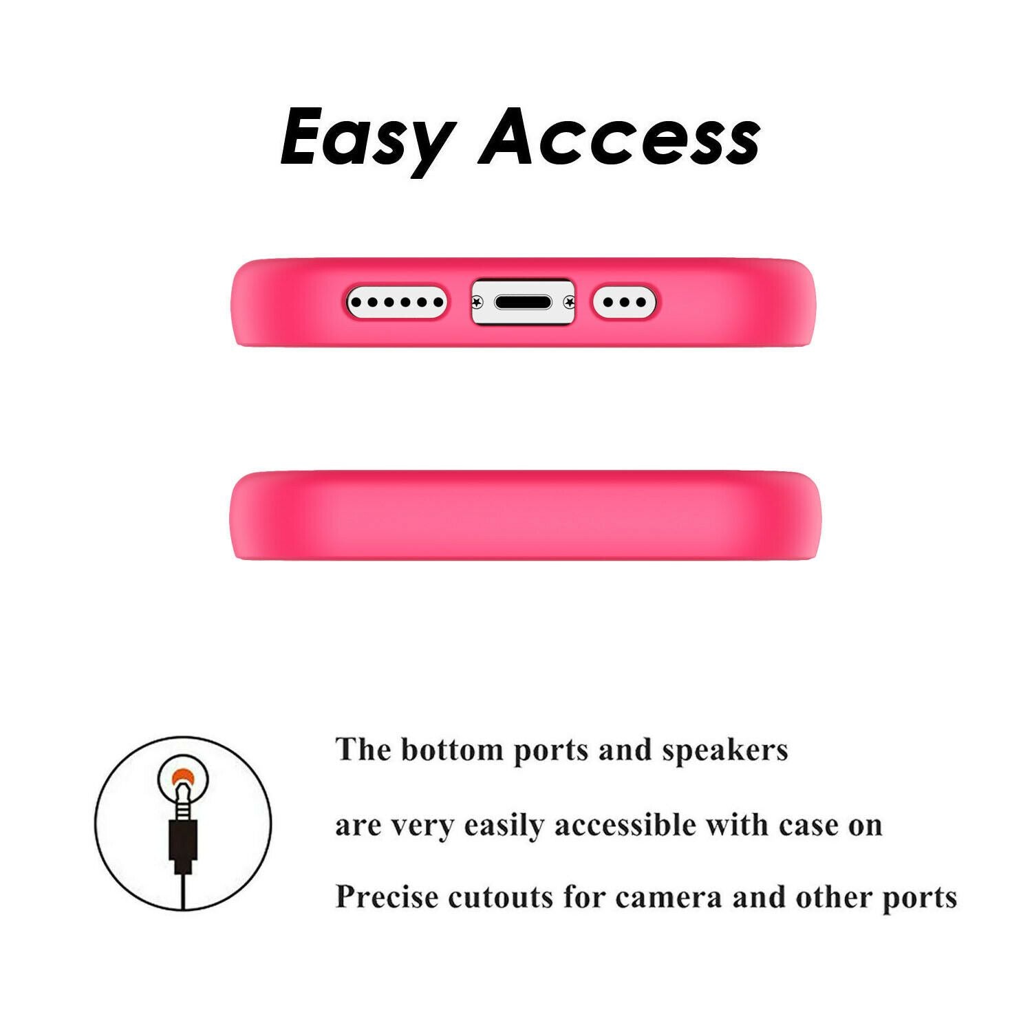 Clear Case Cover with Screen Protector For iPhone - carolay.co