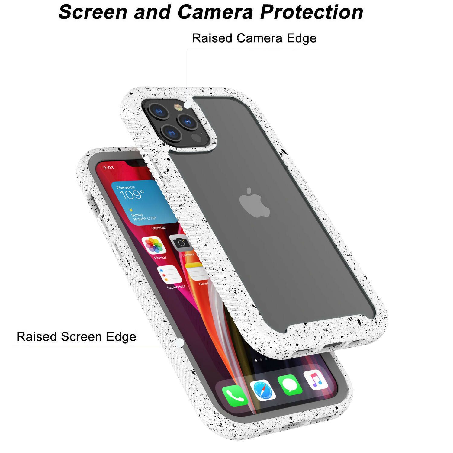 Clear Case Cover with Screen Protector For iPhone - carolay.co