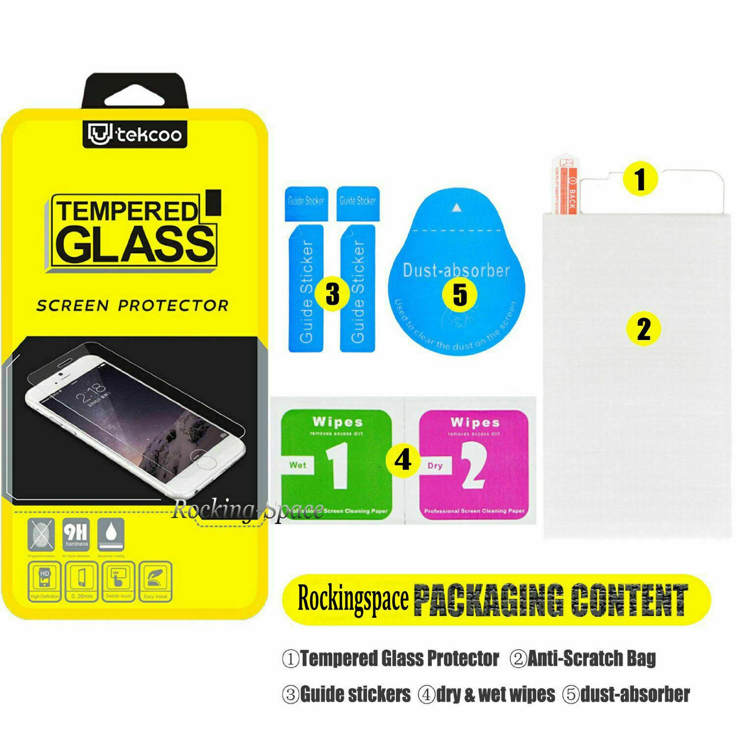 Clear Case Cover with Screen Protector For iPhone - carolay.co