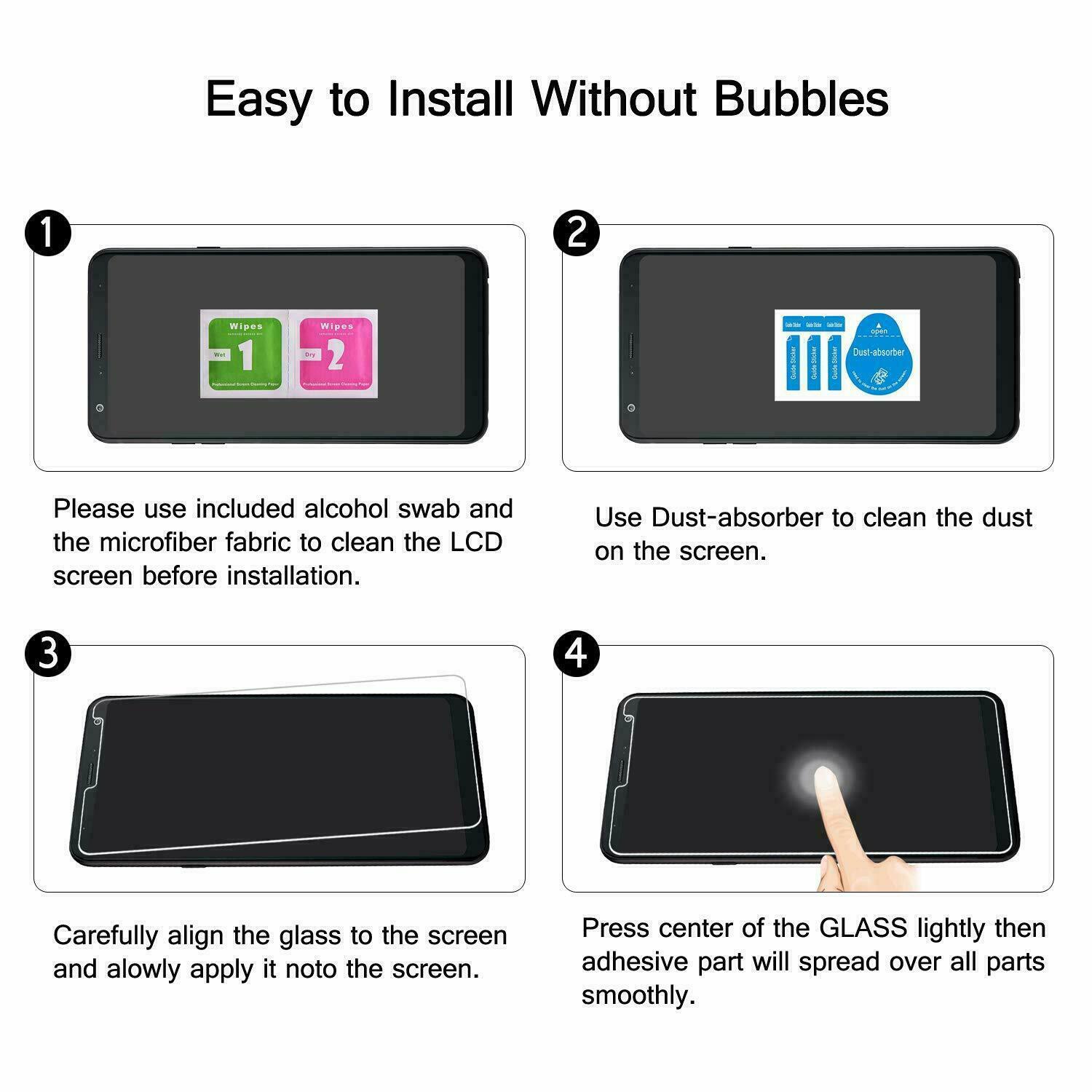 Clear Case Cover with Screen Protector For iPhone - carolay.co