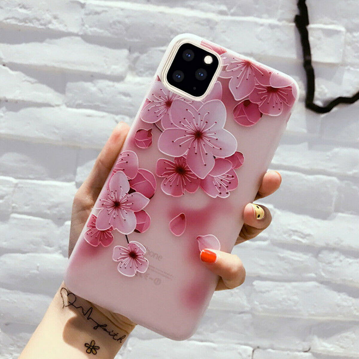 Clear Frost Flower Thin Soft Case For iPhone - carolay.co