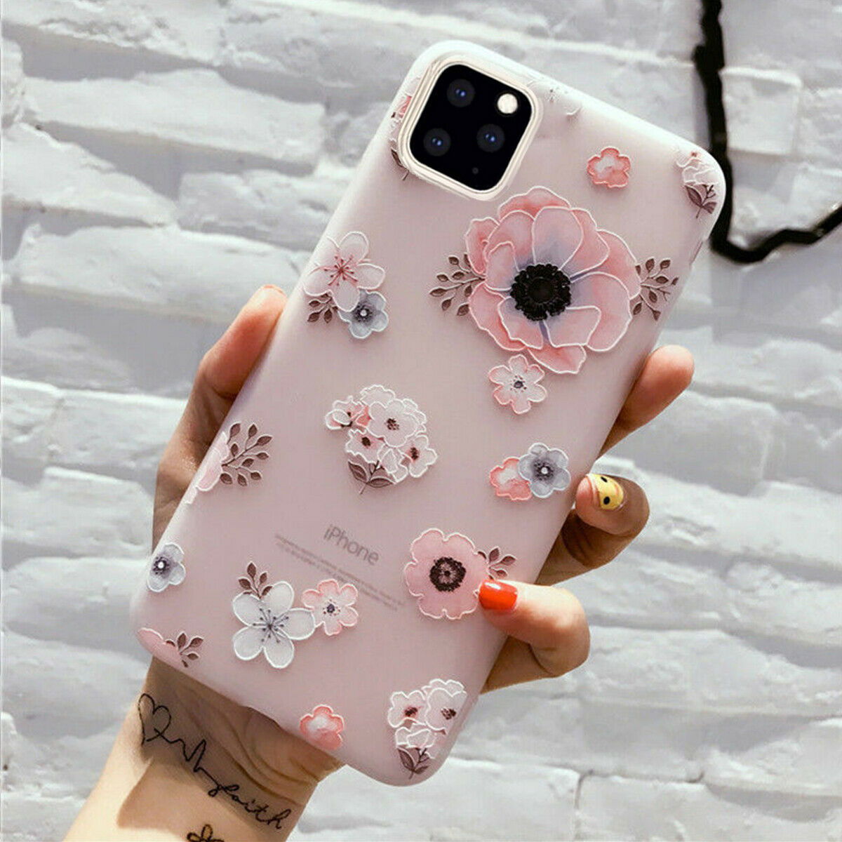 Clear Frost Flower Thin Soft Case For iPhone - carolay.co