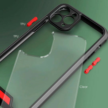 Clear Rubber Shockproof Back Phone Case For iPhone - carolay.co