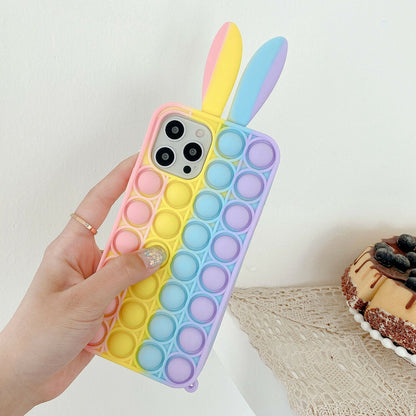 Cute 3D Case Push Bubble Silicone for iPhone - carolay.co