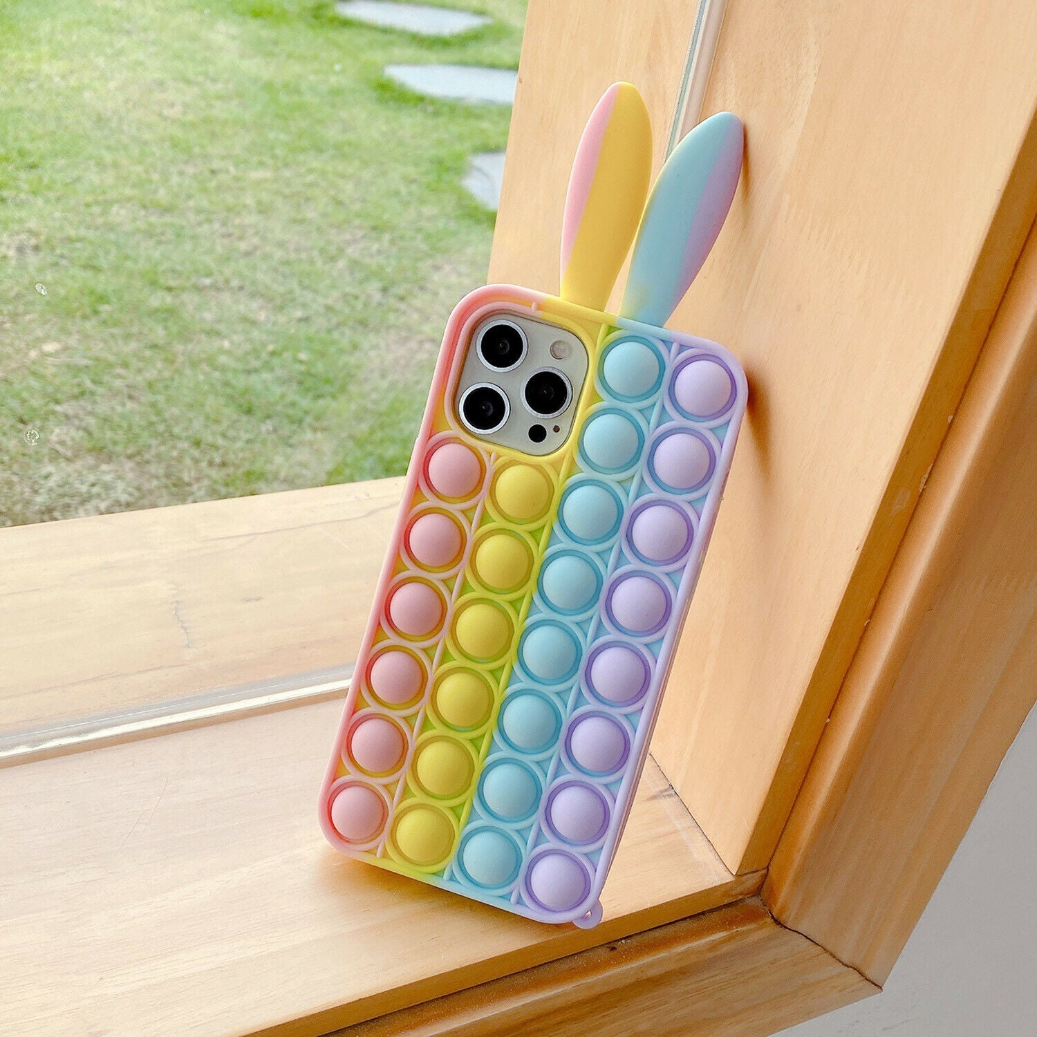 Cute 3D Case Push Bubble Silicone for iPhone - carolay.co
