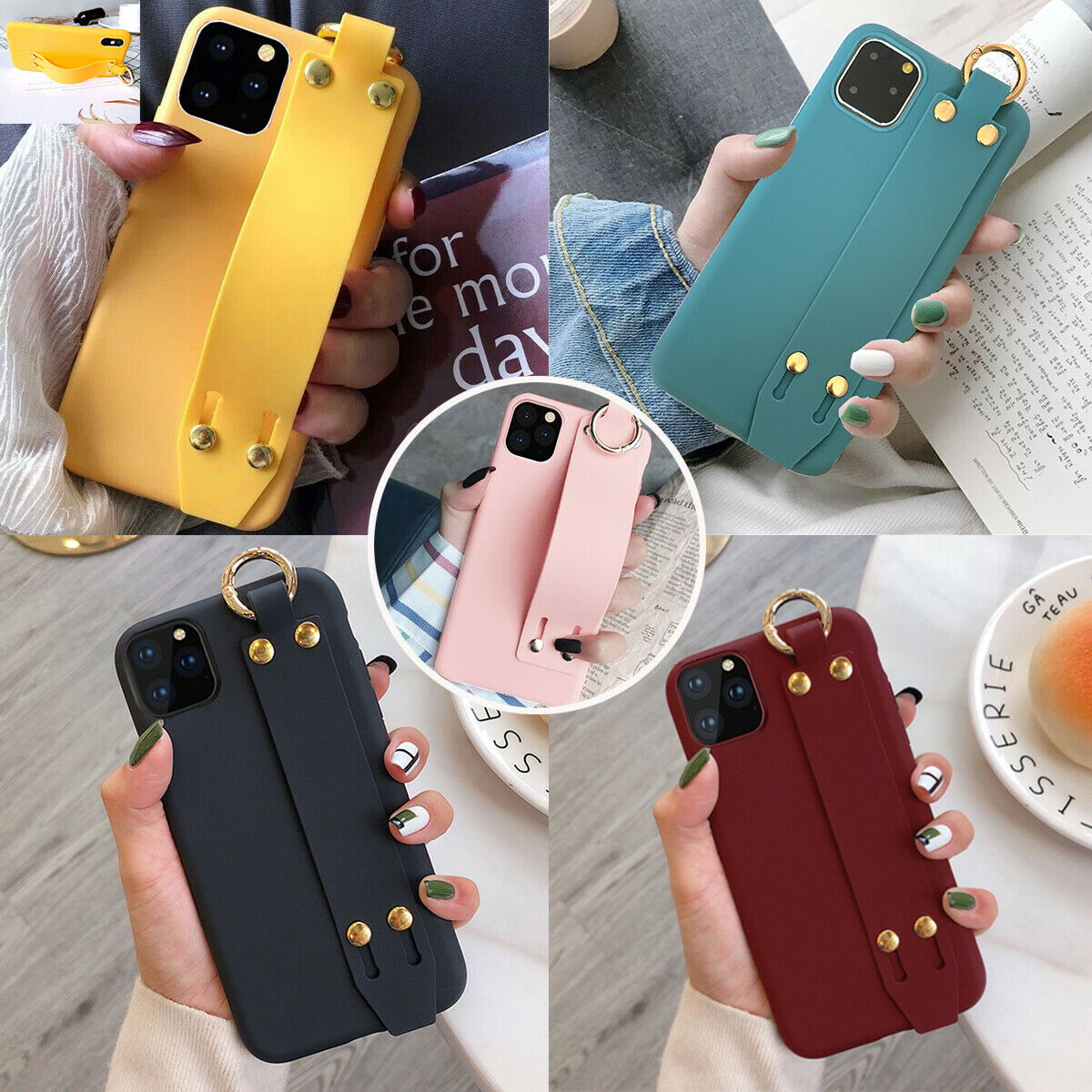Cute Case Soft Silicone Strap for iPhone 11 12 - carolay.co