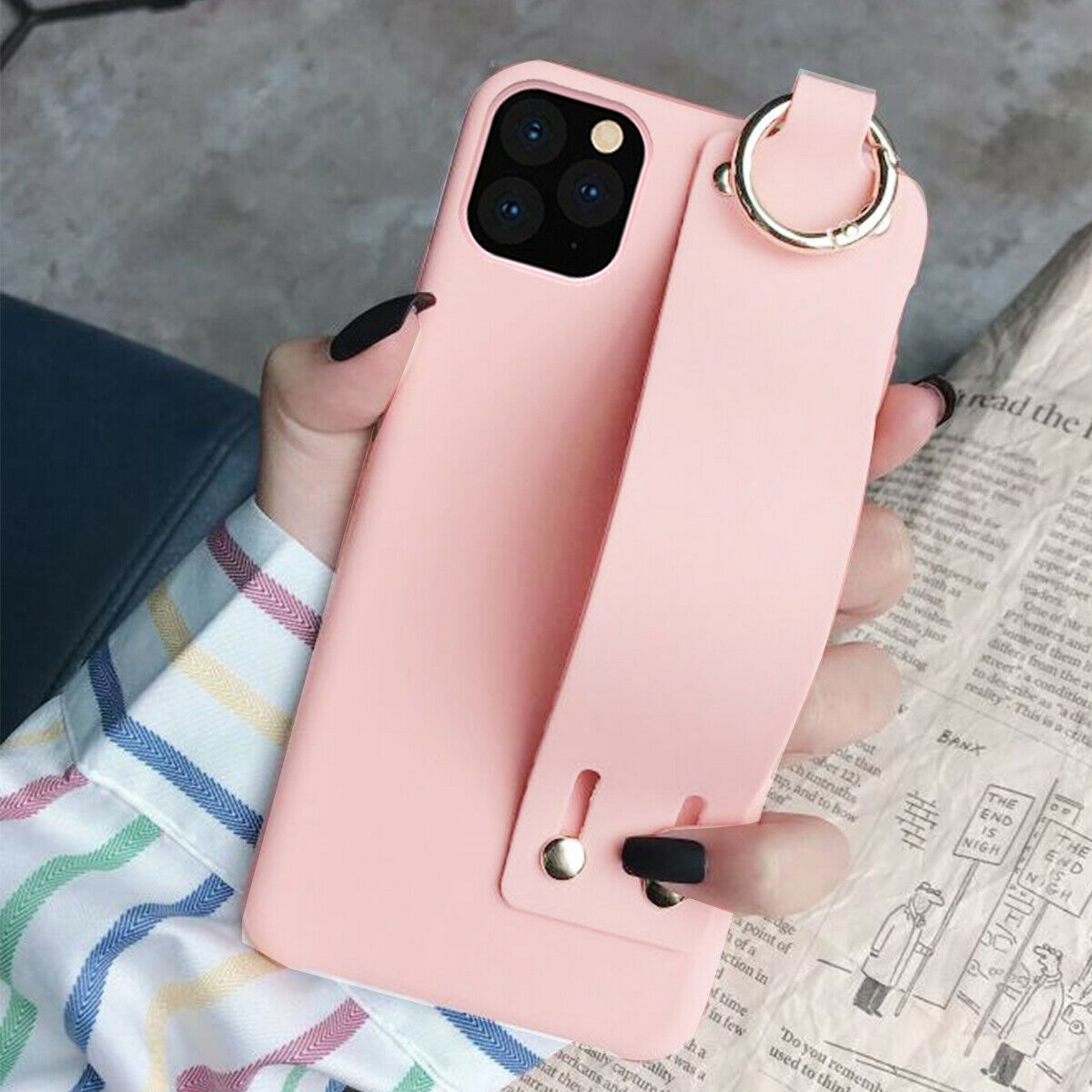 Cute Case Soft Silicone Strap for iPhone 11 12 - carolay.co