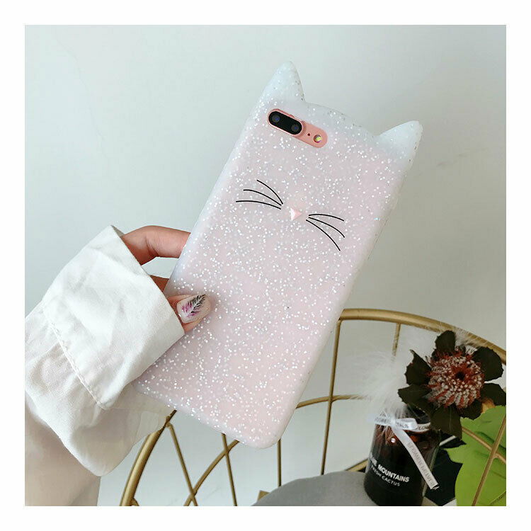 Cute Cat Silicone Fitted Cover for iPhone - carolay.co