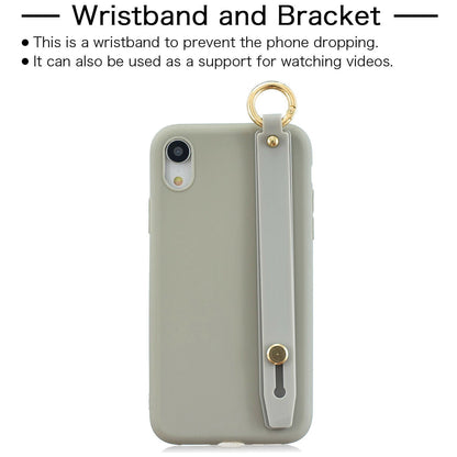 Cute Silicone Wrist Strap Protective Phone Case For iPhone - carolay.co