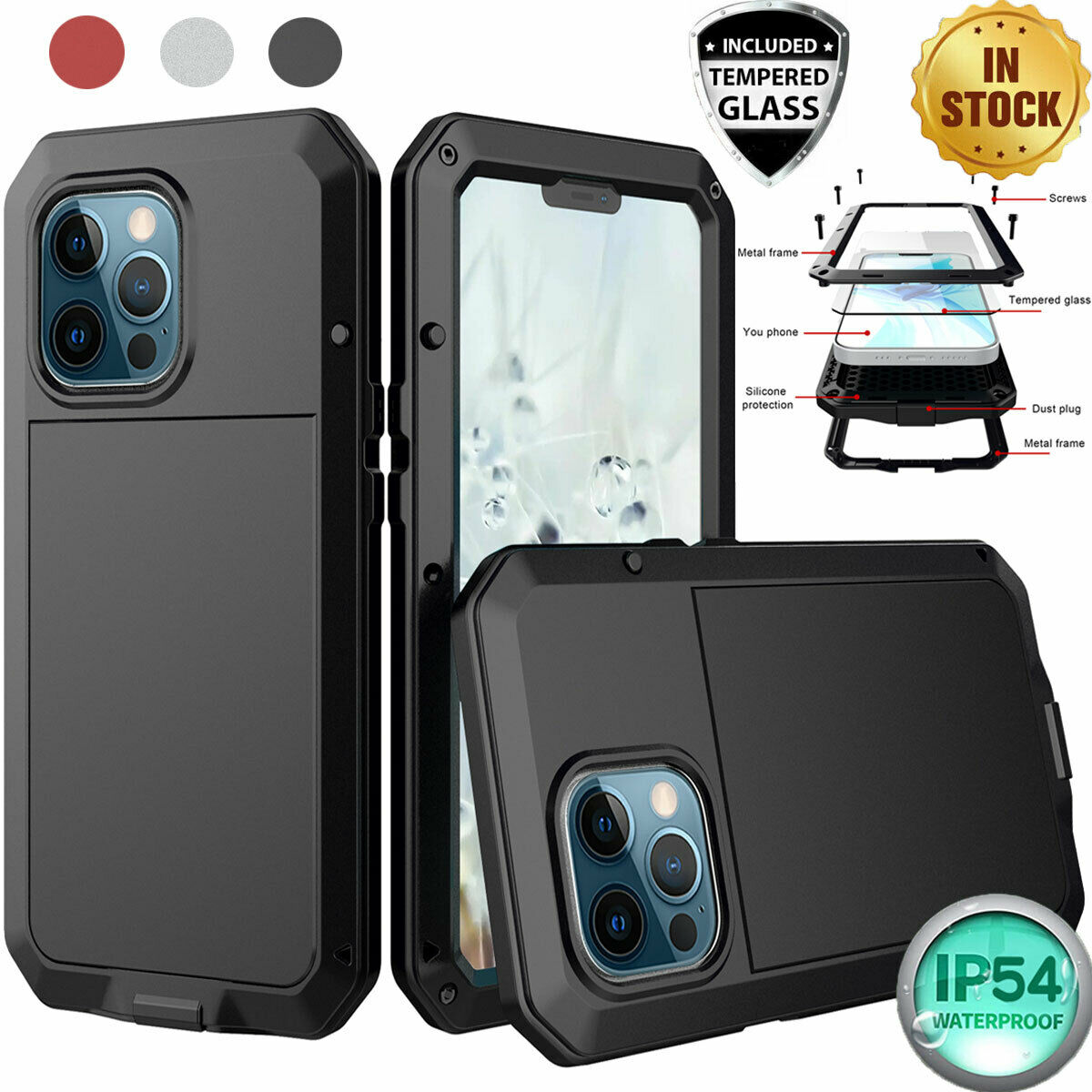 Doom Armor Metal Case Heavy Duty for iPhone 13 - carolay.co