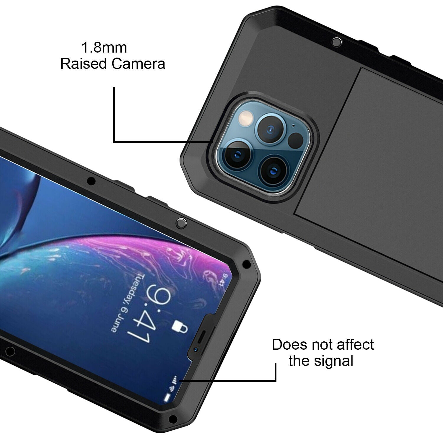 Doom Armor Metal Case Heavy Duty for iPhone 13 - carolay.co