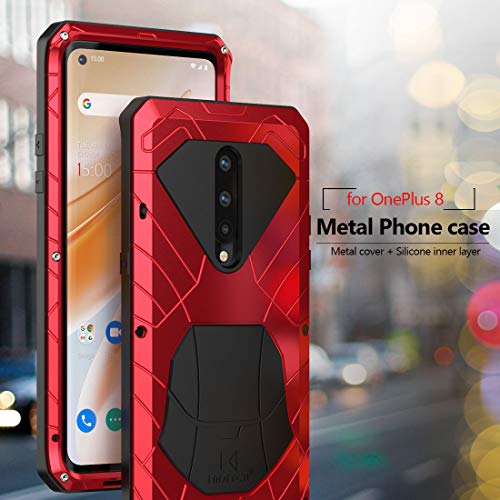 Doom armor Metal Aluminum Case for OnePlus 8 Hybrid Armor Heavy Duty - carolay.co