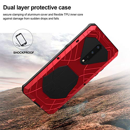 Doom armor Metal Aluminum Case for OnePlus 8 Hybrid Armor Heavy Duty - carolay.co