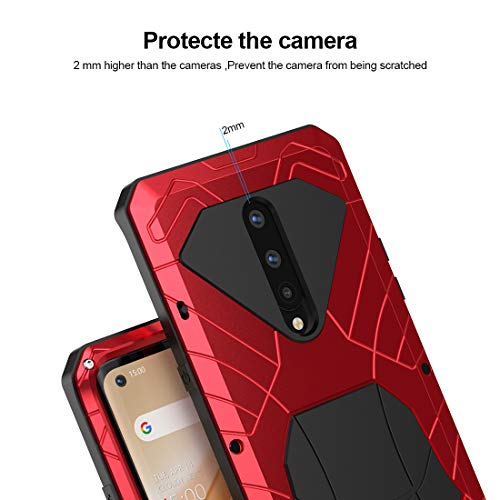 Doom armor Metal Aluminum Case for OnePlus 8 Hybrid Armor Heavy Duty - carolay.co