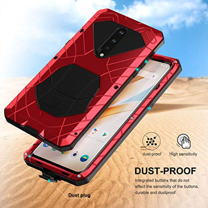 Doom armor Metal Aluminum Case for OnePlus 8 Hybrid Armor Heavy Duty - carolay.co