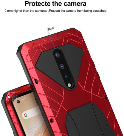 Doom armor Metal Aluminum Case for OnePlus 8 Hybrid Armor Heavy Duty - carolay.co